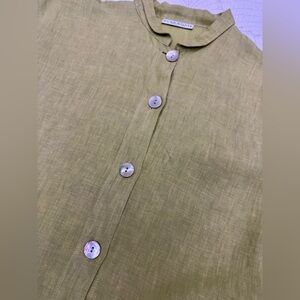 Light Green Bryn Walker Danuta Linen Jacket- Size S